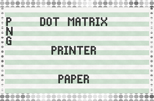 Dot Matrix Printers